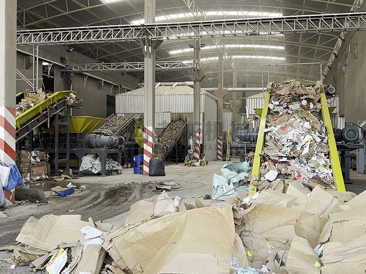 废纸干法制浆生产线